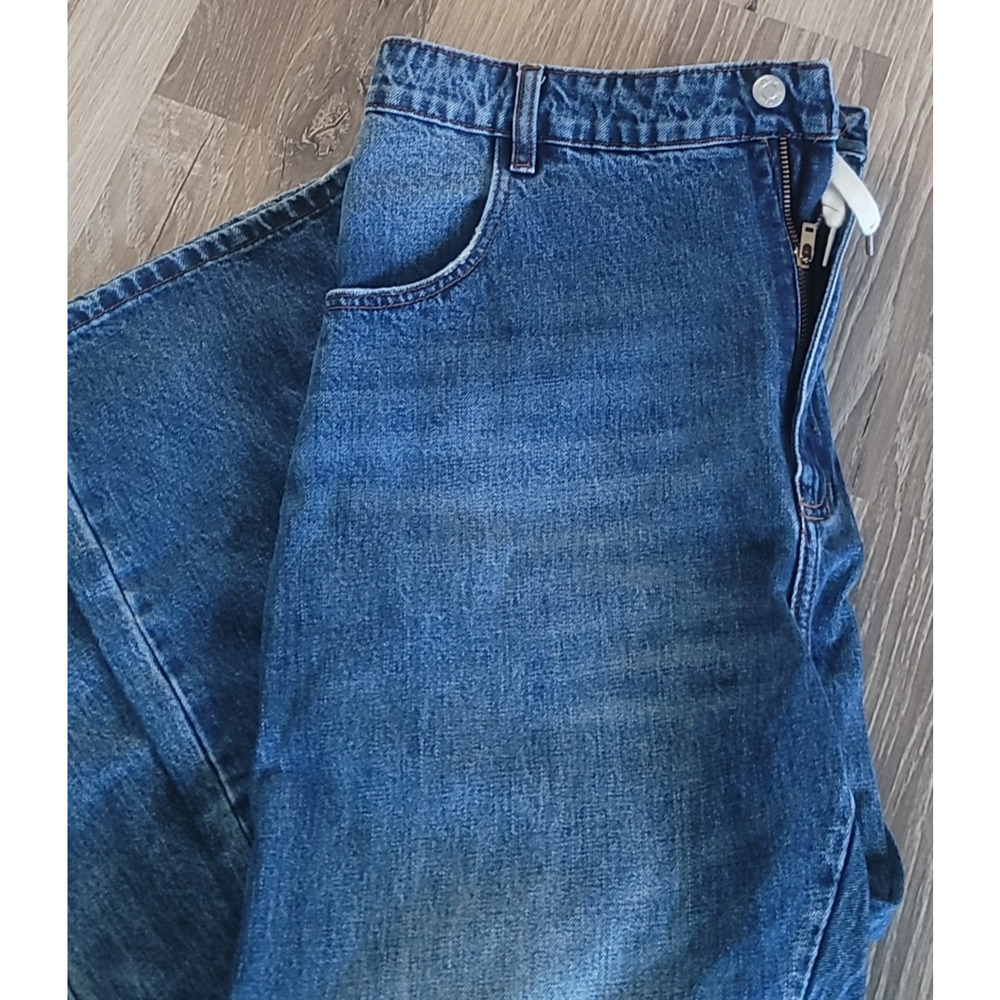 Roucha Womens Size C Denim Dahm Jeans Drawstring Waistband Japan Wash Cotton